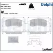 DELPHI LP5003EV - Jeu de 4 plaquettes de frein avant