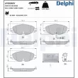 DELPHI LP5006EV - Jeu de 4 plaquettes de frein avant