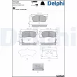 DELPHI LP5010EV - Jeu de 4 plaquettes de frein avant