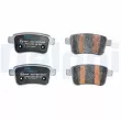 DELPHI LP5012EV - Jeu de 4 plaquettes de frein arrière