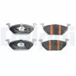 DELPHI LP5014EV - Jeu de 4 plaquettes de frein avant