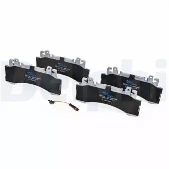 Jeu de 4 plaquettes de frein avant DELPHI OEM A0004200906