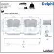 Jeu de 4 plaquettes de frein arrière DELPHI [LP5032EV]