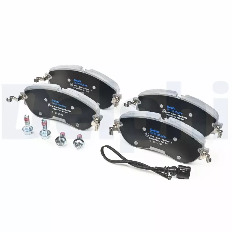 Jeu de 4 plaquettes de frein avant DELPHI LP5047EV - Visuel 2