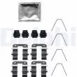 Kit d'accessoires, plaquette de frein à disque DELPHI [LX0739]