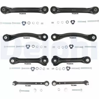Kit de réparation, bras triangulaire DELPHI [TC1600KIT]
