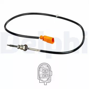 Capteur, température des gaz DELPHI OEM 03l906088cc