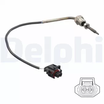 DELPHI TS30148 - Capteur, température des gaz