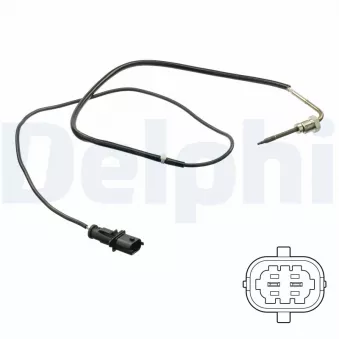 Capteur, température des gaz DELPHI TS30190