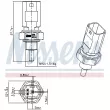 NISSENS 207001 - Sonde de température, liquide de refroidissement