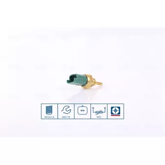 Sonde de température, liquide de refroidissement NISSENS 207004