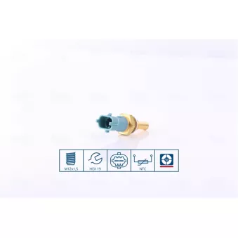 Sonde de température, liquide de refroidissement NISSENS OEM 37870PLZD00