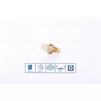 Sonde de température, liquide de refroidissement NISSENS 207023