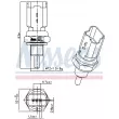 NISSENS 207033 - Sonde de température, liquide de refroidissement