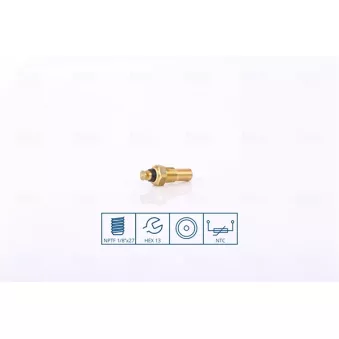 Sonde de température, liquide de refroidissement NISSENS OEM 8859233