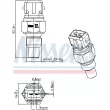NISSENS 207049 - Sonde de température, liquide de refroidissement