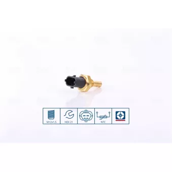 Sonde de température, liquide de refroidissement NISSENS OEM 12992783