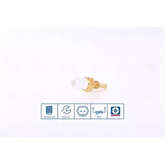 Sonde de température, liquide de refroidissement NISSENS 207066 pour DAIHATSU YRV 1.4 iDSI - 83cv