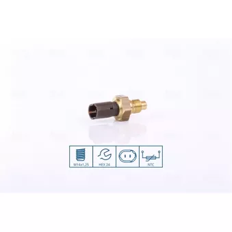 Sonde de température, liquide de refroidissement NISSENS OEM 7700810879
