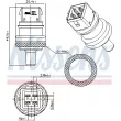 NISSENS 207090 - Sonde de température, liquide de refroidissement
