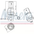 NISSENS 301029 - Pressostat, climatisation