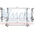 NISSENS 686807 - Radiateur, refroidissement du moteur