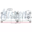 Pompe à eau, refroidissement du moteur NISSENS [831385]