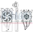 NISSENS 850066 - Ventilateur, refroidissement du moteur