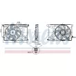 Ventilateur, refroidissement du moteur NISSENS [850124]