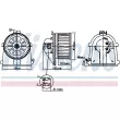 Pulseur d'air habitacle NISSENS [87598]