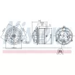 Pulseur d'air habitacle NISSENS [87623]