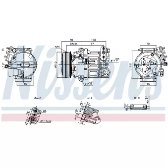 NISSENS 890591 - Compresseur, climatisation