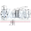 NISSENS 890598 - Compresseur, climatisation