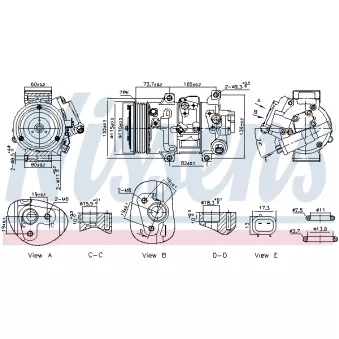 NISSENS 891069 - Compresseur, climatisation