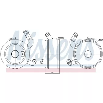 Radiateur d'huile NISSENS 91371 pour LEXUS RX 350 - 276cv