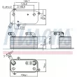 NISSENS 91389 - Radiateur d'huile de boîte automatique
