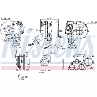 NISSENS 93329 - Turbocompresseur, suralimentation