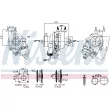 Turbocompresseur, suralimentation NISSENS [93607]