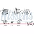 Turbocompresseur, suralimentation NISSENS [93611]