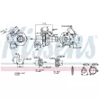 Turbocompresseur, suralimentation NISSENS [93627]