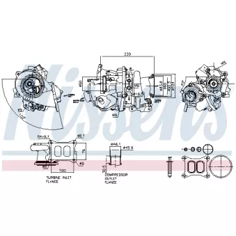 NISSENS 93631 - Turbocompresseur, suralimentation