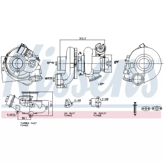 NISSENS 93787 - Turbocompresseur, suralimentation