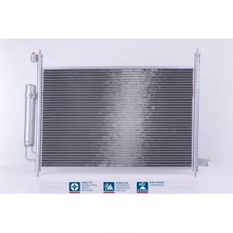 Condenseur, climatisation NISSENS 940064 pour NISSAN MICRA 2.2 i CTDI - 140cv