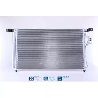Condenseur, climatisation NISSENS 940278 pour HYUNDAI SANTA FÉ CRDi - 155cv