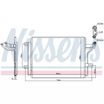Condenseur, climatisation NISSENS 940909