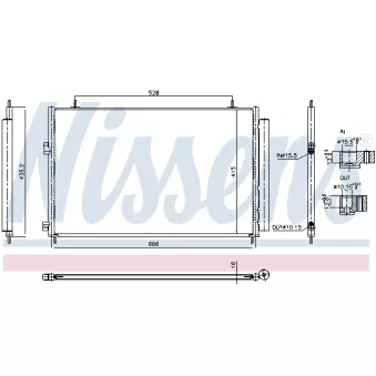 Condenseur, climatisation NISSENS 940961