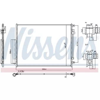 Condenseur, climatisation NISSENS 940972