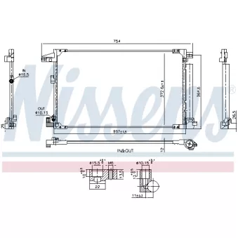 Condenseur, climatisation NISSENS 940976