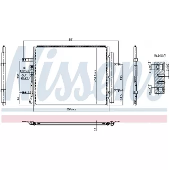 Condenseur, climatisation NISSENS 940985