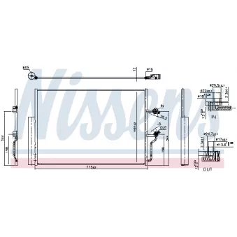 Condenseur, climatisation NISSENS 941263